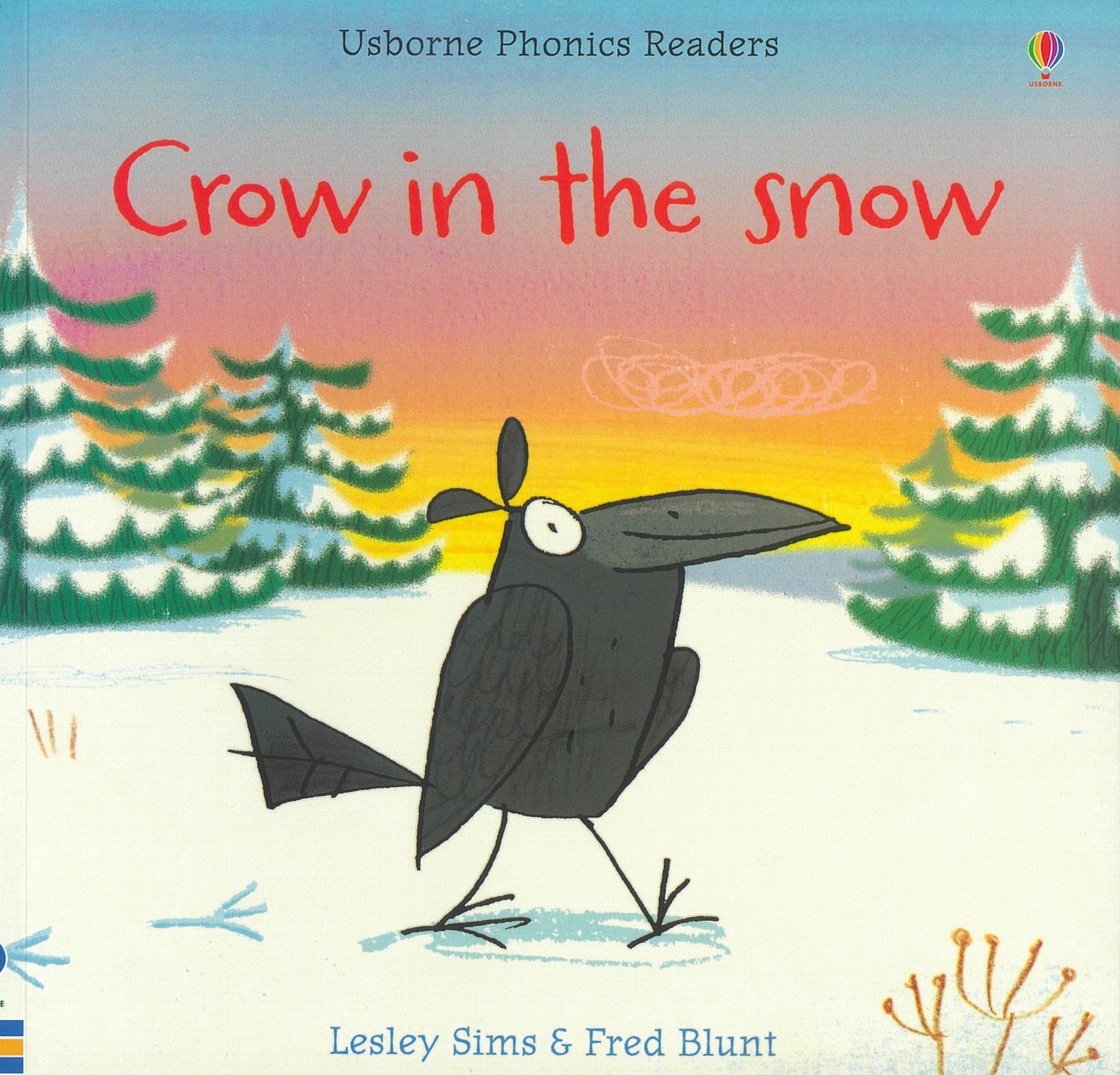 Crow in the snow