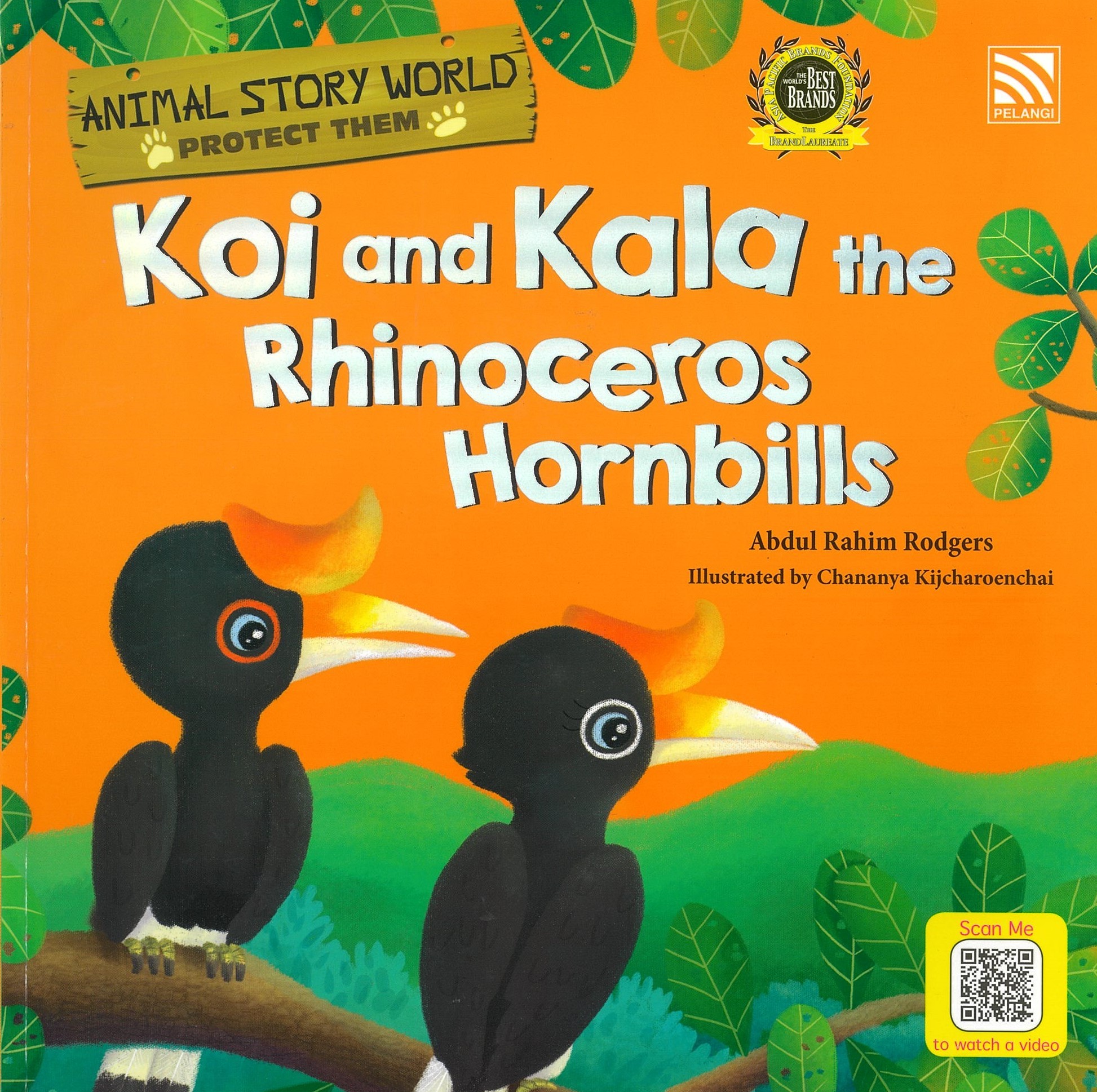 Koi and Kala the Rhinoceros Hornbills